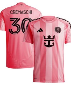 Benjamin Cremaschi Inter Miami CF adidas 2025 Euforia Replica Player Jersey - Light Pink