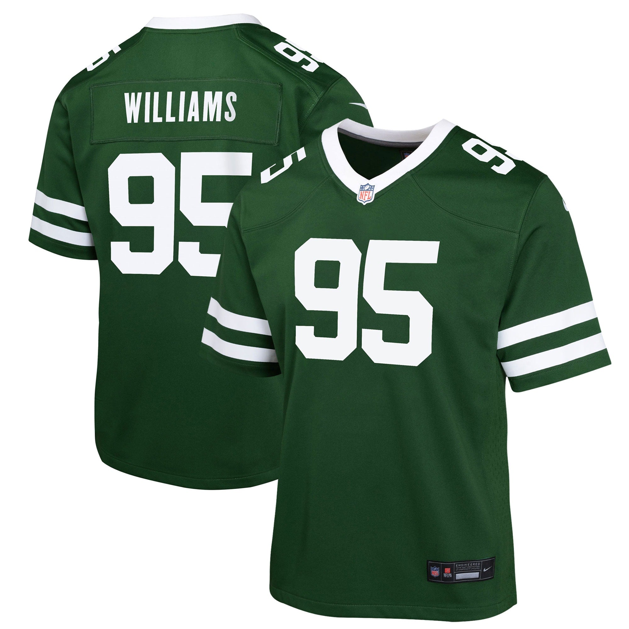 Quinnen Williams New York Jets Nike Youth Alternate Game Jersey - Legacy Black/Green - Image 9