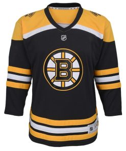 Alternative view of Boston Bruins Youth Home Replica Blank Jersey - Black