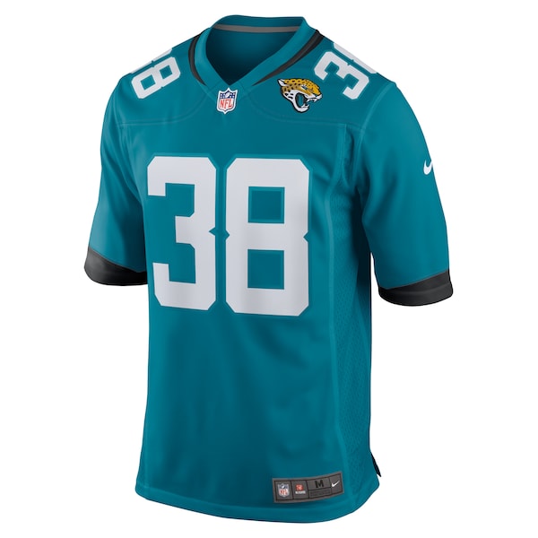 Riley Patterson Jacksonville Jaguars Nike Team Game Jersey - Teal - Image 2
