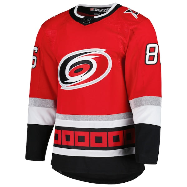 Teuvo Teravainen Carolina Hurricanes adidas Primegreen Authentic Player Jersey - Red - Image 2