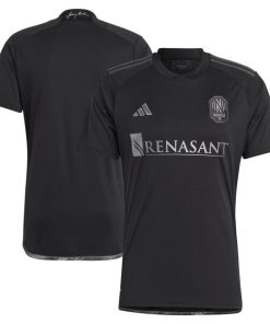Nashville SC adidas 2024 Man In Black Kit Replica Jersey - Black