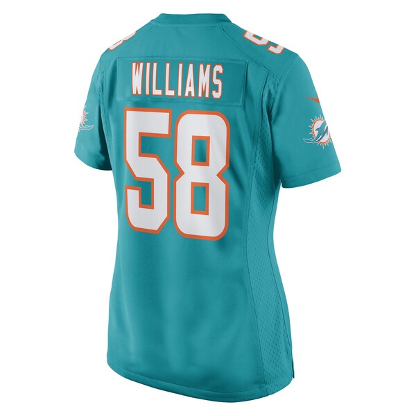 Connor Williams Miami Dolphins Nike Women's Game Player Jersey - Aqua - Image 3