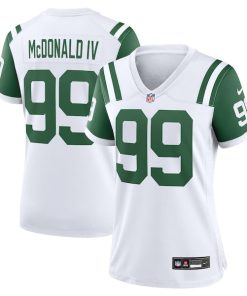 Will McDonald IV New York Jets Nike Women's Classic Alternate Player Game Jersey - White