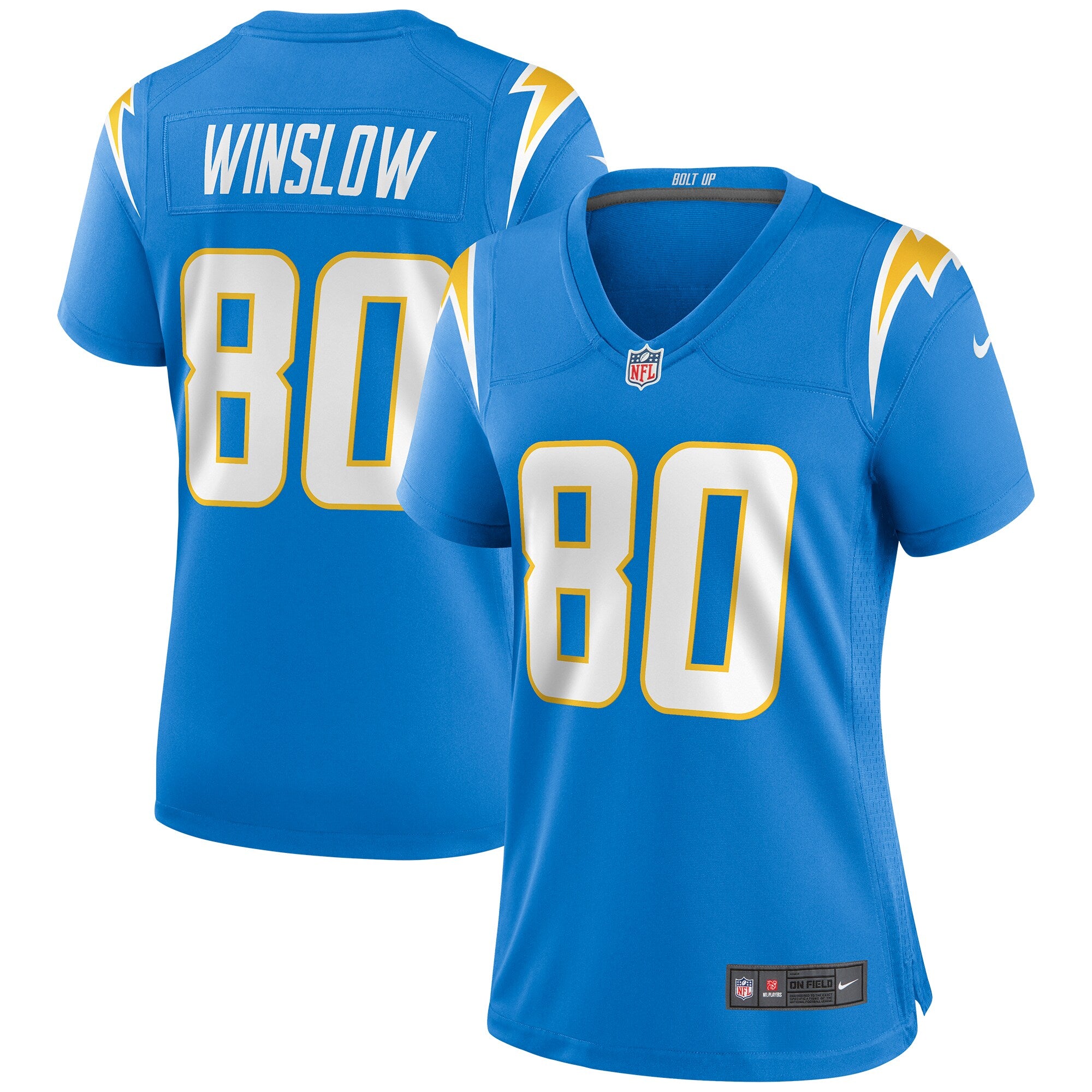 Kellen Winslow Los Angeles Chargers Nike Women's Retired Player Jersey - Navy/Powder Blue - Image 5