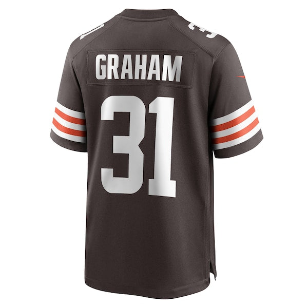 Thomas Graham Jr. Cleveland Browns Nike Team Game Jersey - Brown - Image 3