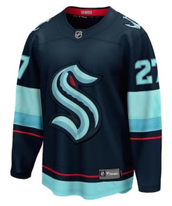 Alternative view of Mason Marchment Seattle Kraken  Home Breakaway Jersey - Deep Sea Blue