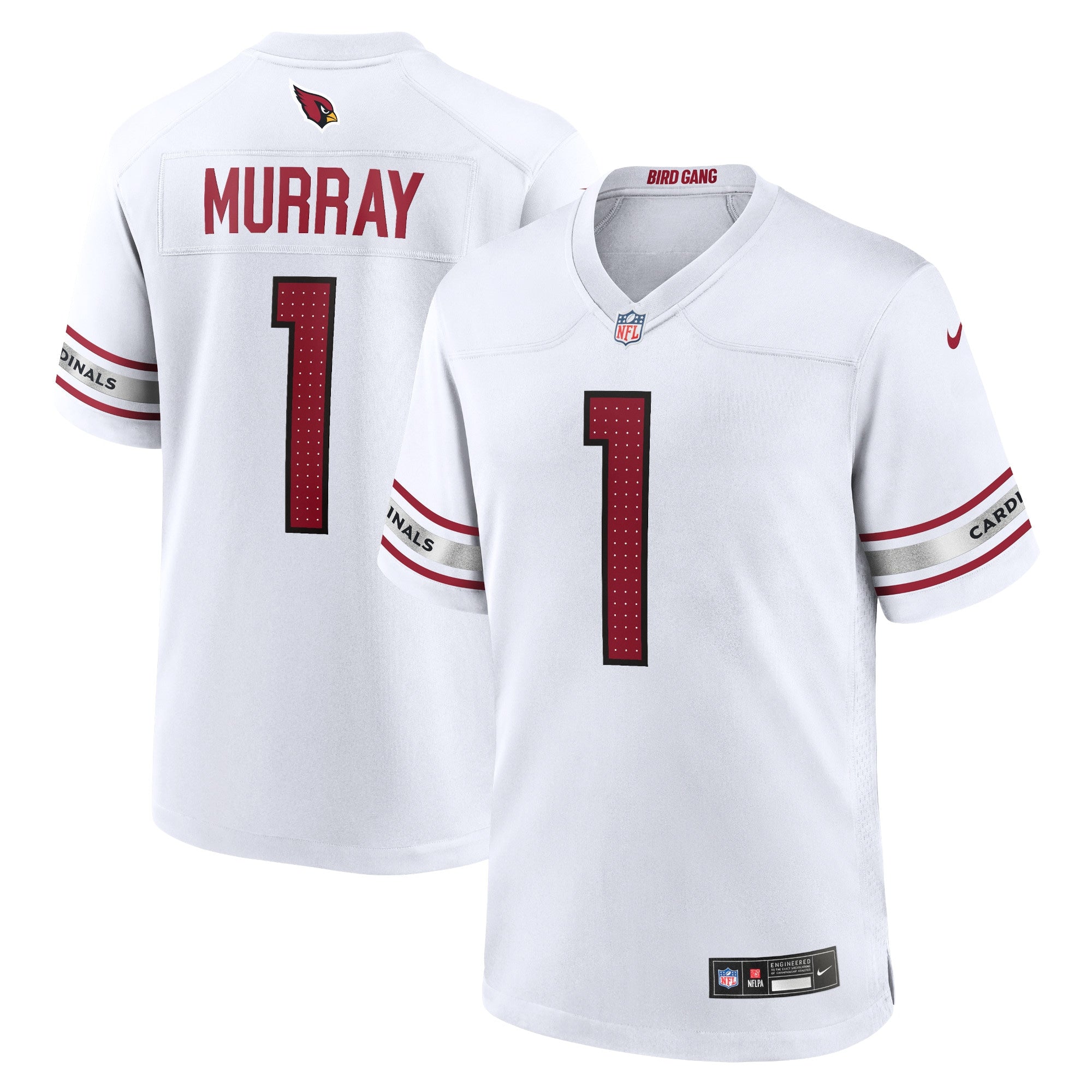 Kyler Murray Arizona Cardinals Nike Game Player Jersey - Cardinal/White - Image 6