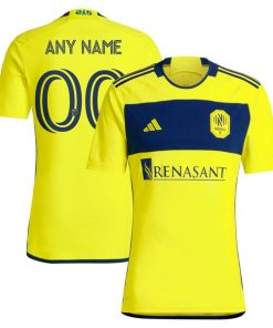 Nashville SC adidas 2024 The 615 Kit Replica Custom Jersey - Yellow