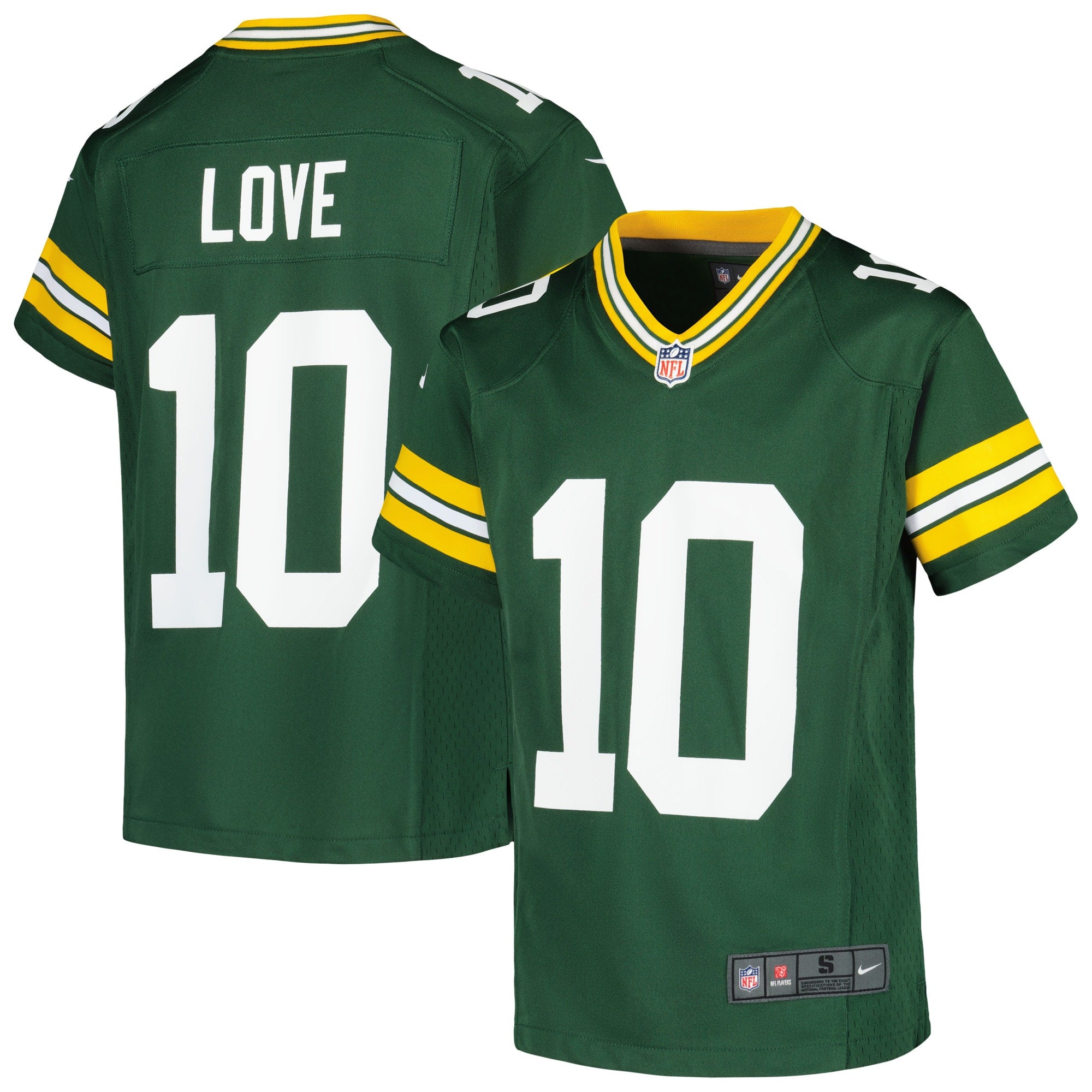 Jordan Love Green Bay Packers Nike Youth The 1923 Classic Game Jersey - Navy/White/Green - Image 8