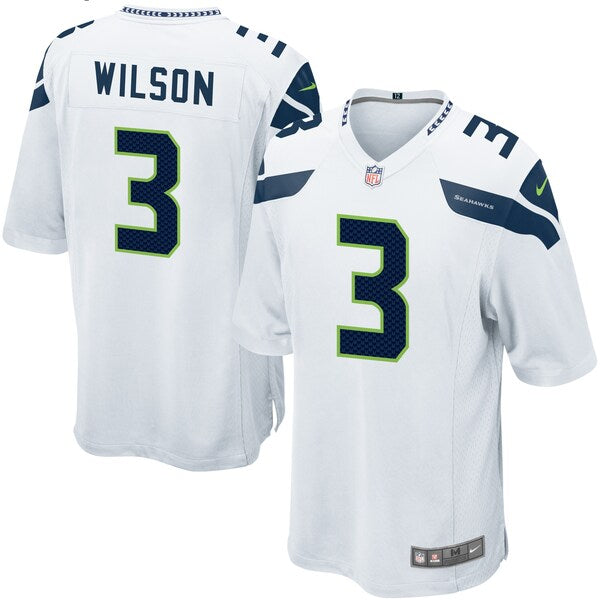 Russell Wilson Seattle Seahawks Nike Game Jersey - White - Image 2