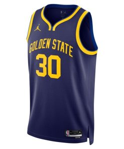 Alternative view of Stephen Curry Golden State Warriors Jordan Brand Unisex Swingman Jersey - Statement Edition - Navy