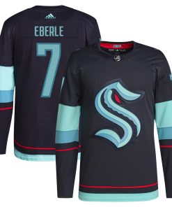 Alternative view of Jordan Eberle Seattle Kraken adidas Away Primegreen Authentic Pro Player Jersey - White/Navy