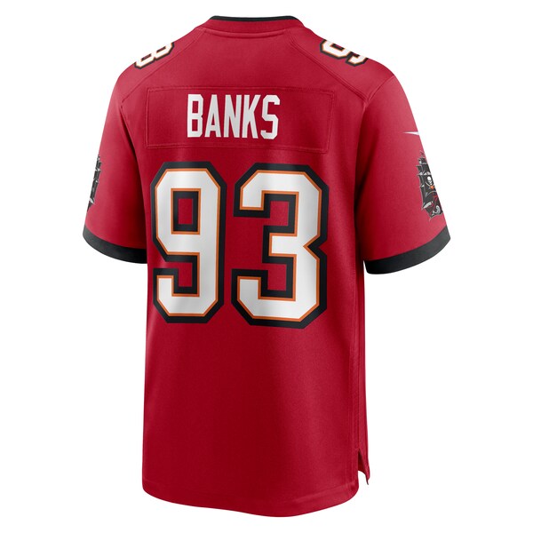 Eric Banks Tampa Bay Buccaneers Nike Game Jersey - Red - Image 3