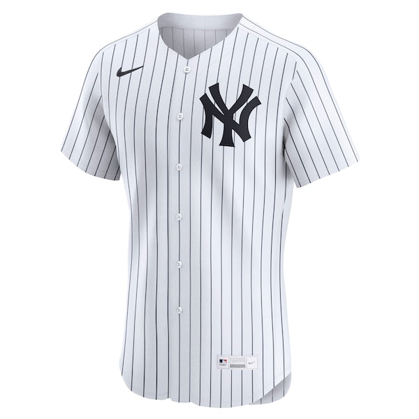 Derek Jeter New York Yankees Nike Home Elite Player Jersey - White - Image 2