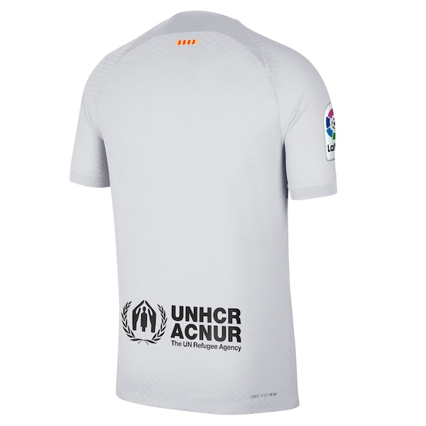 Barcelona Nike 2022/23 Third Vapor Match Authentic Blank Jersey - Gray - Image 3