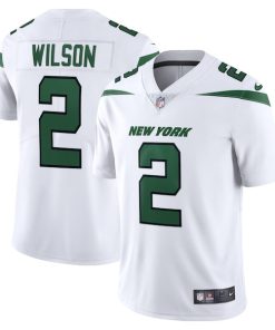 Zach Wilson New York Jets Nike Vapor Limited Jersey - Spotlight White/Black/Green