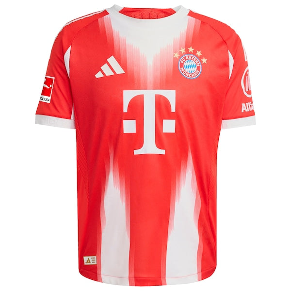 Bayern Munich adidas 2025/26 Home Authentic Custom Jersey - Red - Image 2
