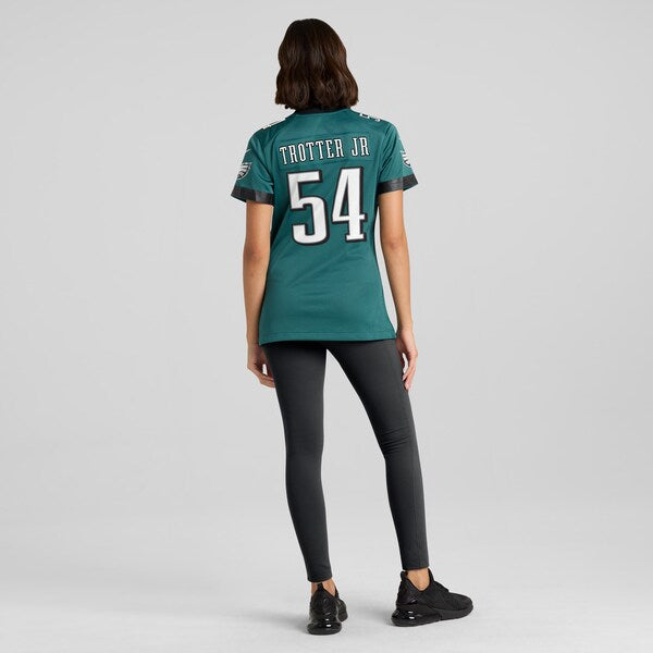 Jeremiah Trotter Jr. Philadelphia Eagles Nike Women's Team Game Jersey - Midnight Green - Image 5
