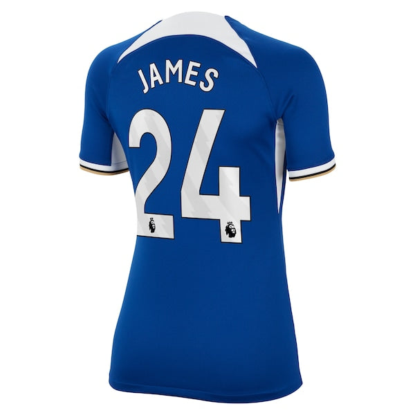 Reece James Chelsea Nike Women's 2023/24 Home Stadium Replica Jersey - Blue/Navy - Image 5