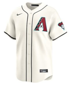 Alternative view of Ketel Marte Arizona Diamondbacks Nike Home Limited Player Jersey - White
