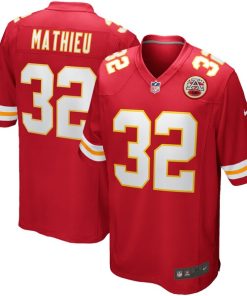 Alternative view of Tyrann Mathieu Kansas City Chiefs Nike Game Player Jersey - Red