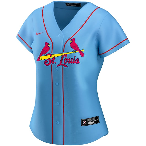 St. Louis Cardinals Nike Women's Alternate Replica Custom Jersey - Blue - Image 2