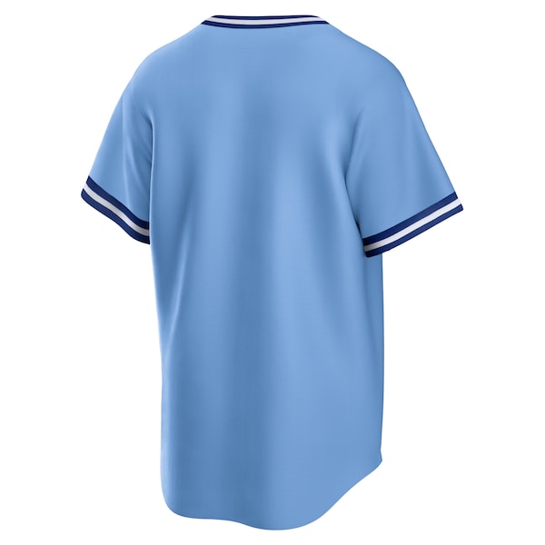 Kansas City Royals Nike Road Cooperstown Collection Team Jersey - Light Blue - Image 3