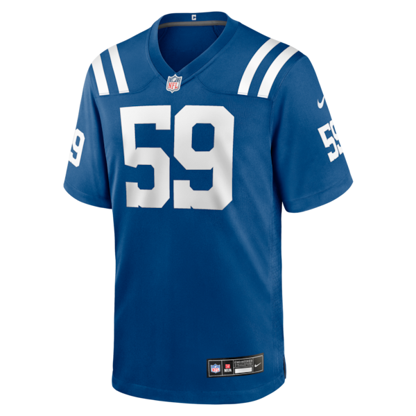 Buddy Johnson Indianapolis Colts Nike Team Game Jersey - Royal - Image 2