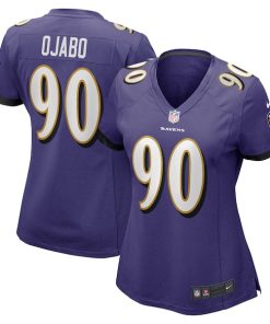 David Ojabo Baltimore Ravens Nike Women's Game Player Jersey - Purple