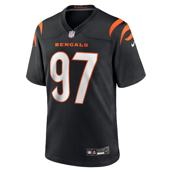 Shemar Stewart Cincinnati Bengals Nike 2025 NFL Draft First Round Pick Game Jersey - Black - Image 2