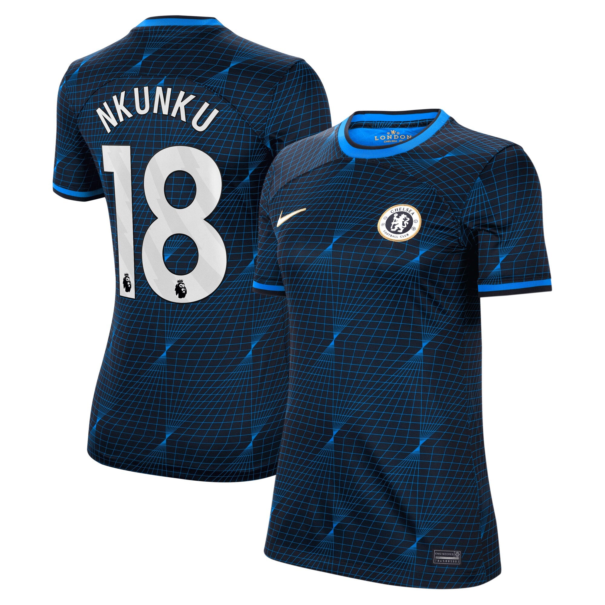 Christopher Nkunku Chelsea Nike Women's 2023/24 Home Stadium Replica Jersey - Blue/Navy - Image 6