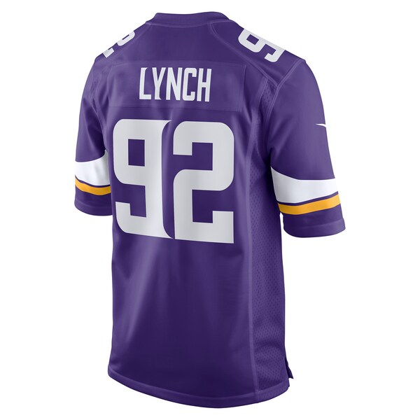James Lynch Minnesota Vikings Nike Game Player Jersey - Purple - Image 3