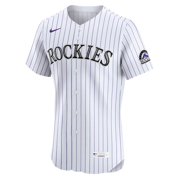 Colorado Rockies Nike Home Elite Jersey - White - Image 2