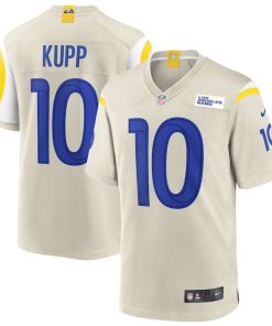 Alternative view of Cooper Kupp Los Angeles Rams Nike Player Game Jersey - Bone/White