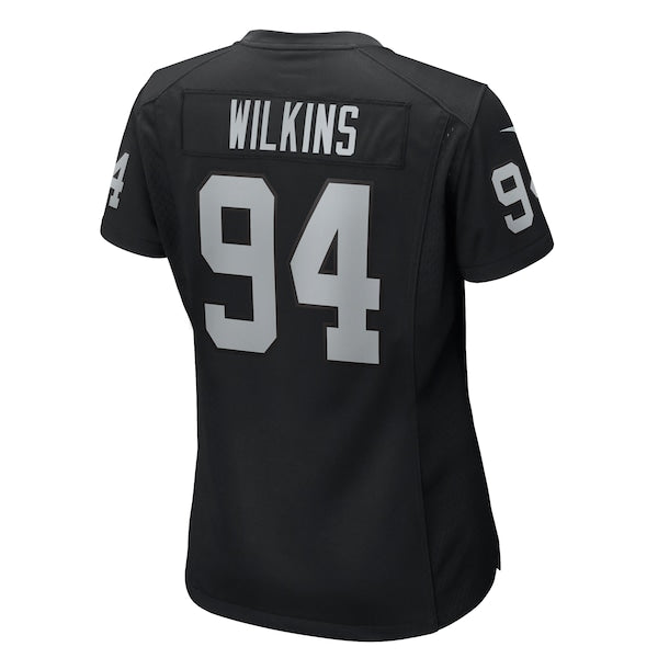 Christian Wilkins Las Vegas Raiders Nike Women's Game Jersey - Black - Image 4