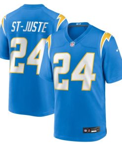 Alternative view of Benjamin St-Juste Los Angeles Chargers Nike Team Game Jersey -  Powder Blue