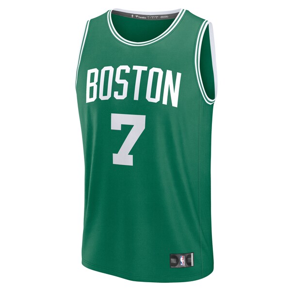 Jaylen Brown Boston Celtics Youth Fast Break Replica Player Jersey - Icon Edition - Kelly Green - Image 2