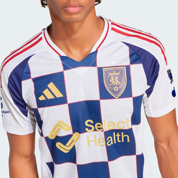 Real Salt Lake adidas 2025 Grid City Authentic Jersey - White - Image 9