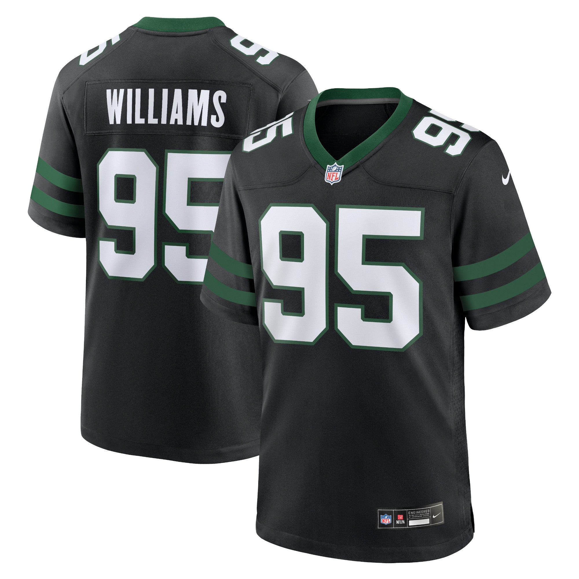 Quinnen Williams New York Jets Nike Game Jersey - Legacy Green/Black - Image 5