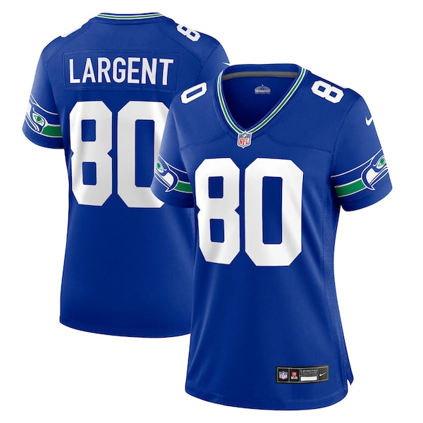 Steve Largent Seattle Seahawks Nike Women's Throwback Retired Player Game Jersey - Royal/Navy - Image 2