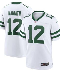 Joe Namath New York Jets Nike Legacy Retired Player Game Jersey - White