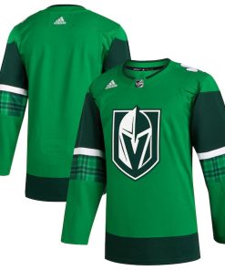 Vegas Golden Knights adidas 2023 St. Patrick's Day Primegreen Authentic Jersey - Kelly Green