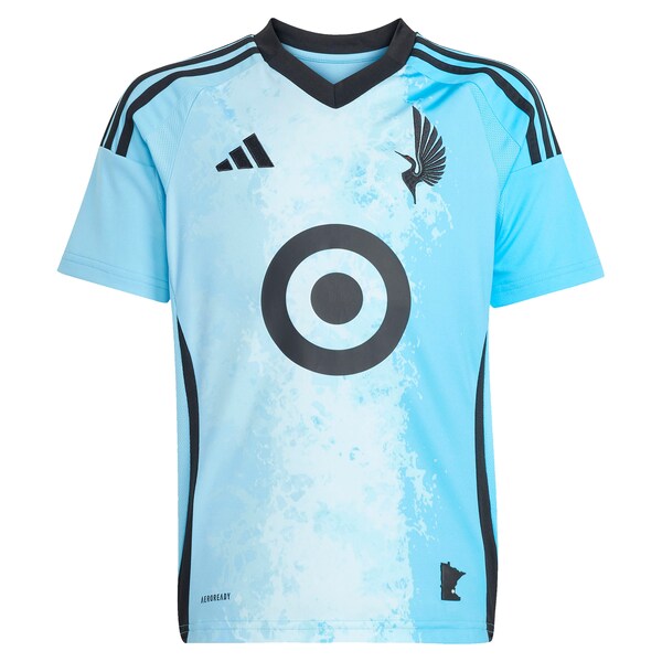Minnesota United FC adidas Youth 2025 CONVERGENCE Replica Custom Jersey - Blue - Image 2
