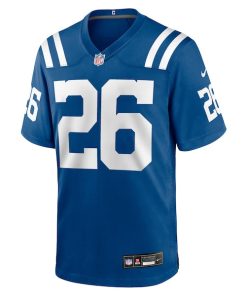 Alternative view of Khalil Herbert Indianapolis Colts Nike Team Game Jersey -  Royal