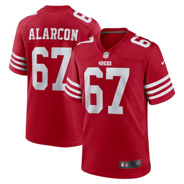 Isaac Alarcon San Francisco 49ers Nike Team Game Jersey - Scarlet