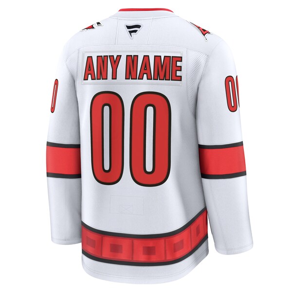 Carolina Hurricanes Away Premium Custom Jersey - White/Red/Black - Image 6
