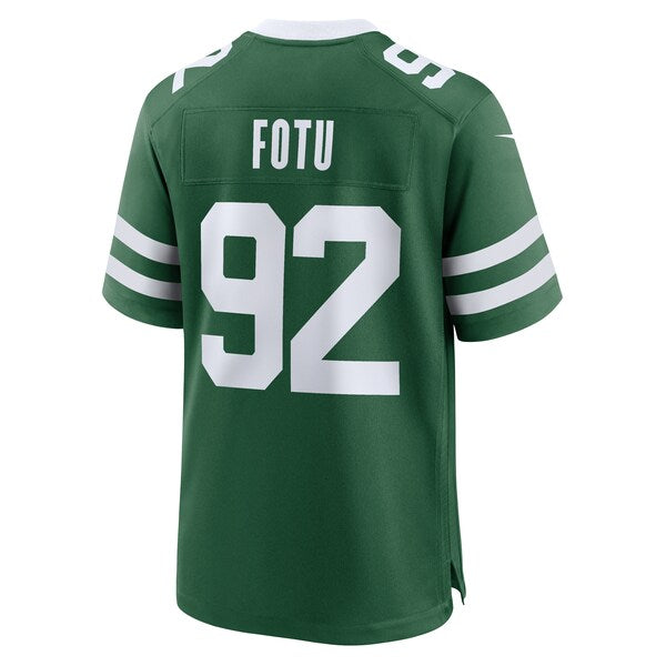 Leki Fotu New York Jets Nike Team Game Jersey - Legacy Green - Image 2