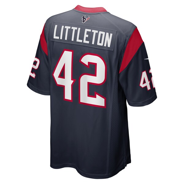 Cory Littleton Houston Texans Nike Game Player Jersey - Navy - Image 3