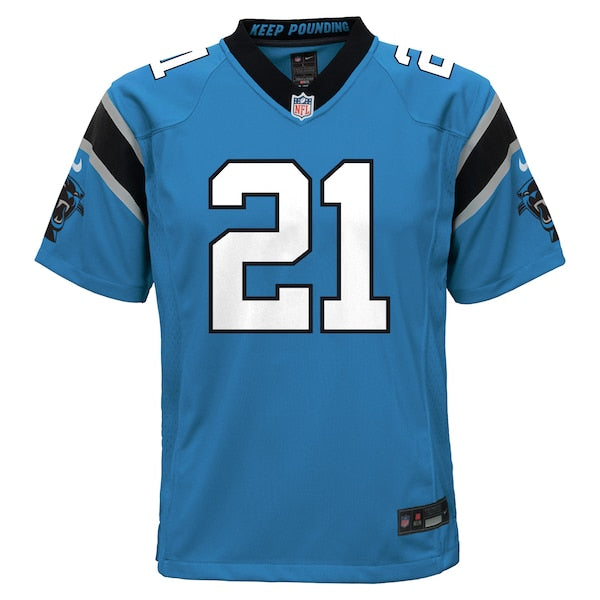 Jeremy Chinn Carolina Panthers Nike Youth Game Jersey - Blue/Black/White - Image 3